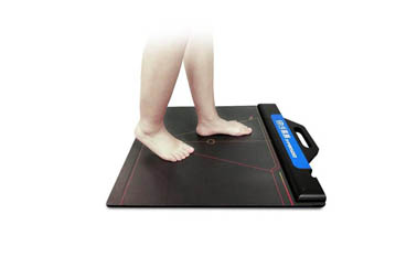 What are the functions of gait and plantar pressure analyzer in adolescent campus foot screening